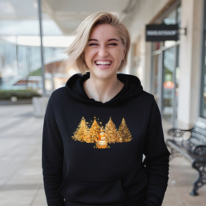 Christmas Snowman Hoodie – Elegant Winter Wonderland Hoodie