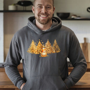 Christmas Snowman Hoodie – Elegant Winter Wonderland Hoodie