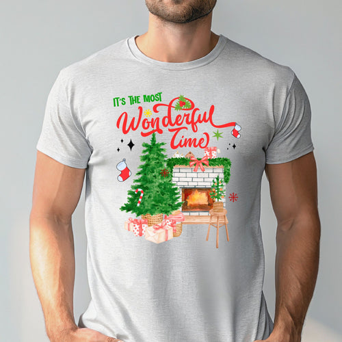 It's The Most Wonderful Time T-Shirt – Cozy Christmas Graphic Tee