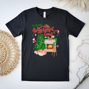 It's The Most Wonderful Time T-Shirt – Cozy Christmas Graphic Tee