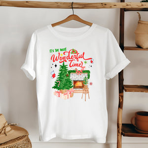 It's The Most Wonderful Time T-Shirt – Cozy Christmas Graphic Tee