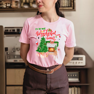It's The Most Wonderful Time T-Shirt – Cozy Christmas Graphic Tee