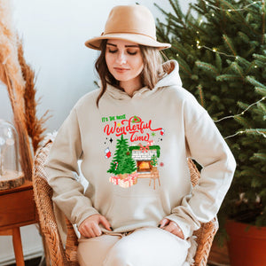 It's The Most Wonderful Time Hoodie – Cozy Christmas Holiday Hoodie