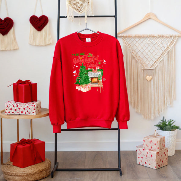 It's The Most Wonderful Time Sweatshirt – Cozy Christmas Crewneck