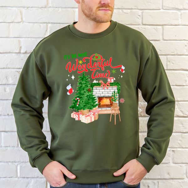 It's The Most Wonderful Time Sweatshirt – Cozy Christmas Crewneck