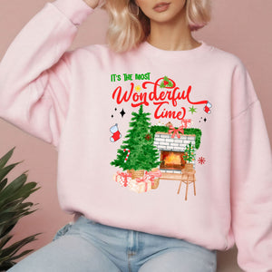It's The Most Wonderful Time Sweatshirt – Cozy Christmas Crewneck