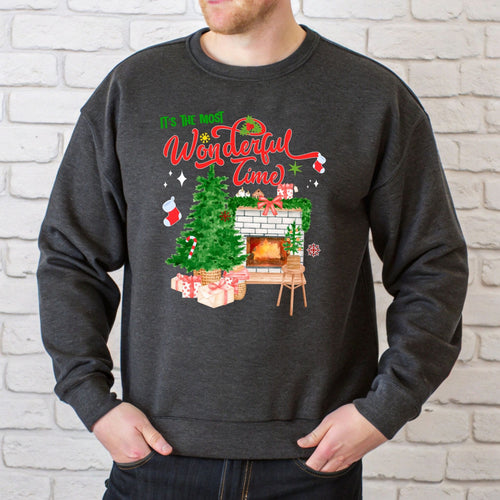 It's The Most Wonderful Time Sweatshirt – Cozy Christmas Crewneck
