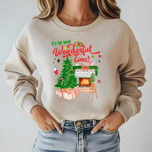 It's The Most Wonderful Time Sweatshirt – Cozy Christmas Crewneck