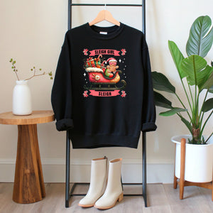 Sleigh Girl Sleigh Sweatshirt – Cute Gingerbread Christmas Crewneck