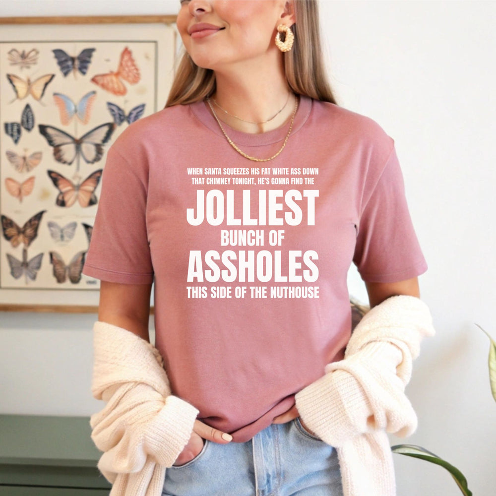 Jolliest Bunch Of Assholes Shirt – Funny Christmas Vacation Tee