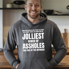 Jolliest Bunch Of Assholes Hoodie – Funny Christmas Vacation Pullover