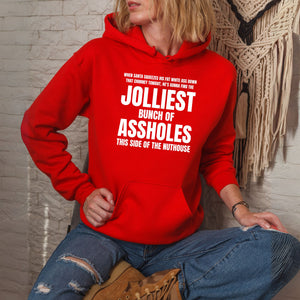 Jolliest Bunch Of Assholes Hoodie – Funny Christmas Vacation Pullover