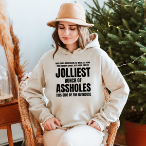 Jolliest Bunch Of Assholes Hoodie – Funny Christmas Vacation Pullover