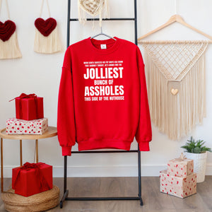 Jolliest Bunch Of Assholes Sweatshirt – Funny Christmas Vacation Crewneck