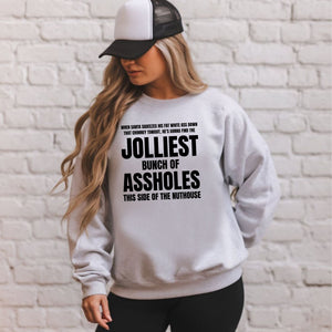 Jolliest Bunch Of Assholes Sweatshirt – Funny Christmas Vacation Crewneck
