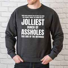 Jolliest Bunch Of Assholes Sweatshirt – Funny Christmas Vacation Crewneck
