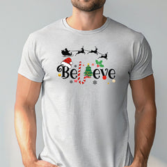 Believe Christmas T-Shirt – Magical Holiday Graphic Tee