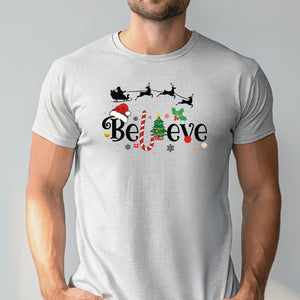 Believe Christmas T-Shirt – Magical Holiday Graphic Tee