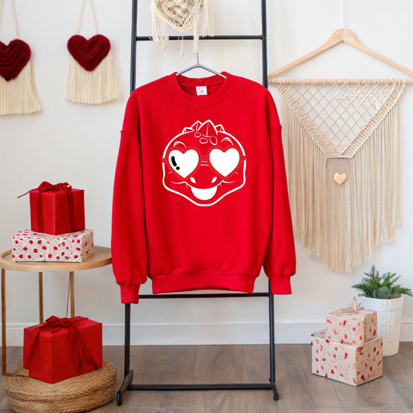 Funny Dinosaur Valentines Sweatshirt