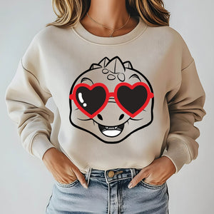 Funny Dinosaur Valentines Sweatshirt