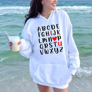 ABC I Love You Hoodie