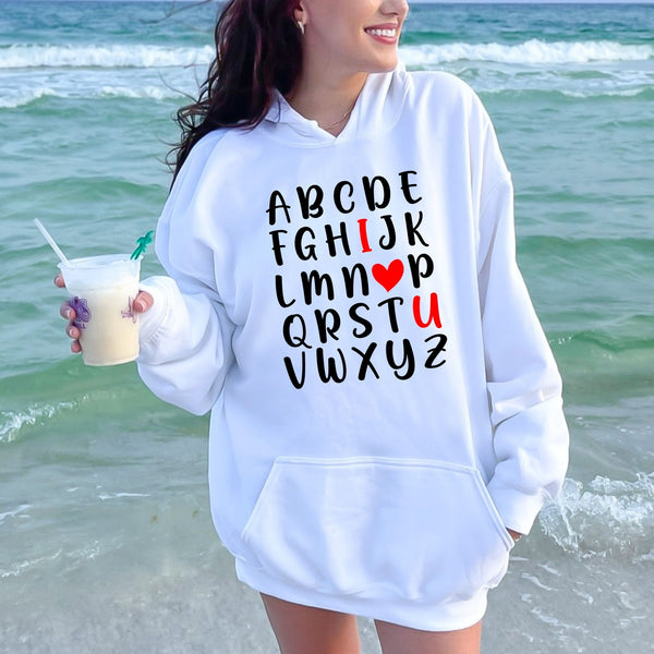 ABC I Love You Hoodie