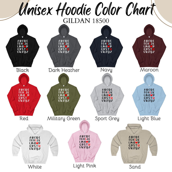 ABC I Love You Hoodie