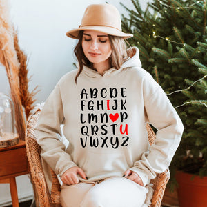 ABC I Love You Hoodie