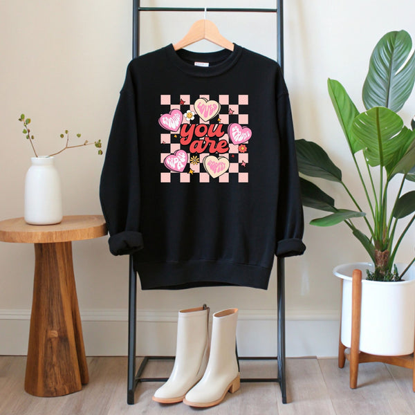Love Heart You Are Enough Sweatshirt
