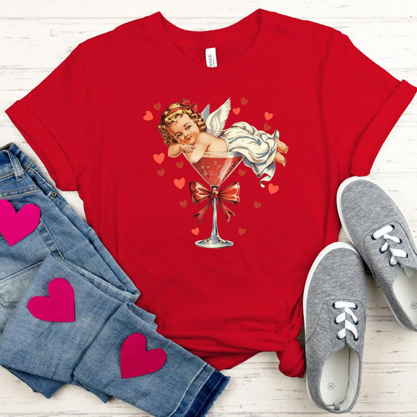 Vintage Cupid Coquette Bow T-Shirt