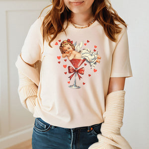 Vintage Cupid Coquette Bow T-Shirt