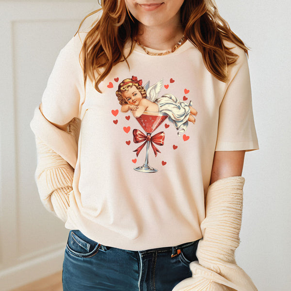 Vintage Cupid Coquette Bow T-Shirt