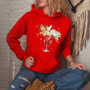 Vintage Cupid Coquette Bow Hoodie
