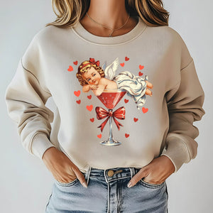 Vintage Cupid Coquette Bow Sweatshirt