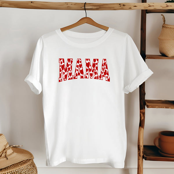 Mama Valentines Heart T-Shirt