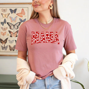 Mama Valentines Heart T-Shirt