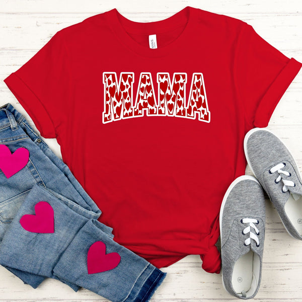 Mama Valentines Heart T-Shirt