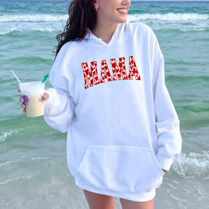 Mama Valentines Heart Hoodie