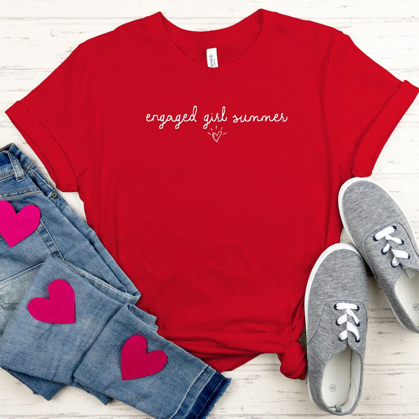 Engaged Girl Summer Shirt – Cute Outfit for Future Bride