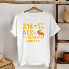 Pi Pie Coincidence T-Shirt – Funny Math Shirt for Nerds