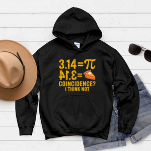 Pi Pie Coincidence Hoodie – Funny Math Pullover for Nerds