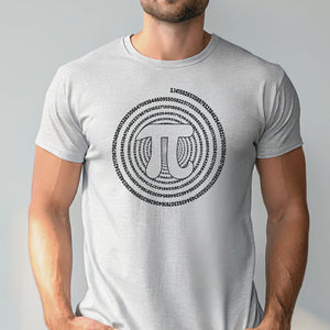 Pi Spiral T-shirt – Hypnotic Math Lover Graphic Tee