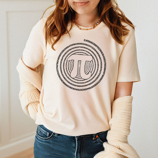 Pi Spiral T-shirt – Hypnotic Math Lover Graphic Tee
