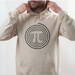 Pi Spiral Hoodie – Cozy Math Nerd Unisex Pullover