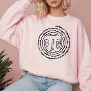 Pi Spiral Sweatshirt – Cozy Math Nerd Crewneck Style