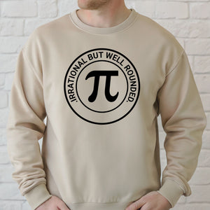 Irrational But Well Rounded Sweatshirt – Clever Math Crewneck