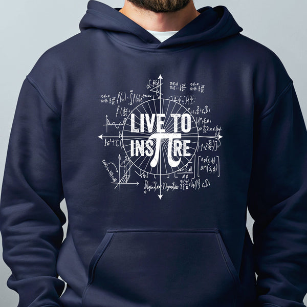 Live To Inspire Hoodie – Cozy Math Lover & STEM Wear