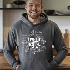 Live To Inspire Hoodie – Cozy Math Lover & STEM Wear