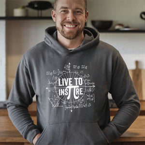 Live To Inspire Hoodie – Cozy Math Lover & STEM Wear