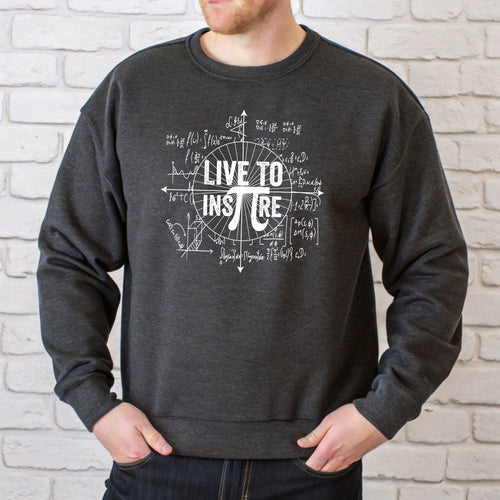 Live To Inspire Sweatshirt – Cozy Nerdy Math Crewneck